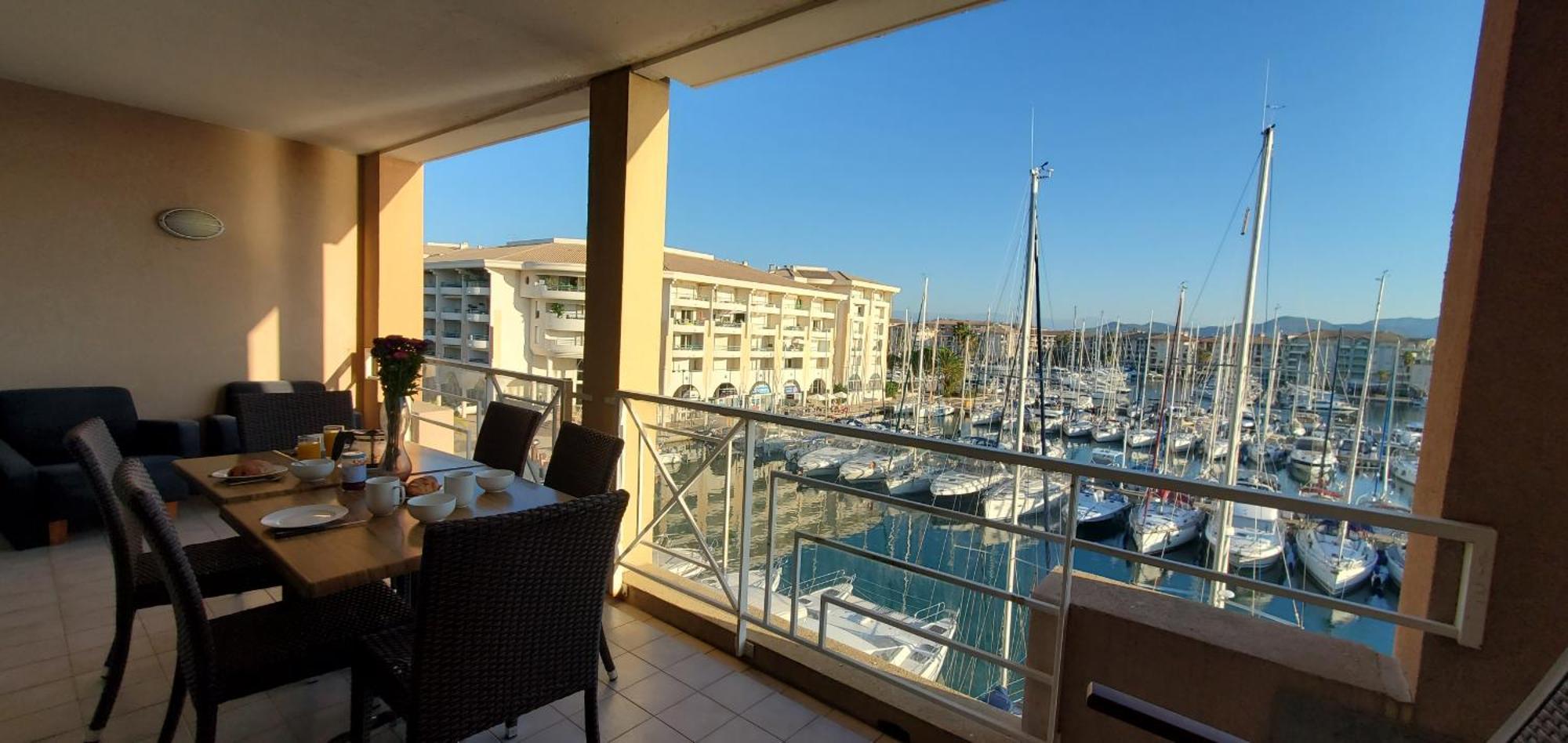 Residence Cap Hermes, Incroyable Vue Sur Le Port, Fréjus Kültér fotó